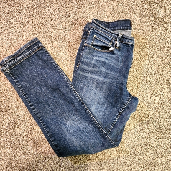 ⚘️HP⚘️LEVI'S 505 Womens Straight Leg Jeans Size 8 Short 30" Waist - Picture 3 of 10